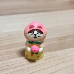 コンコンブル ねこずきん桃