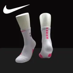 ナイキ エリートNIKE ELITE NBA ロゴ ソックス ホワイトピンク