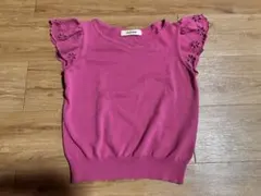 LAISSE PASSE ノースリーブニット フリル袖のサムネイル
