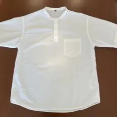 無印　ホワイト 半袖シャツ 1回着用のみ