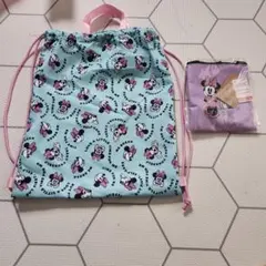 【しまむら】ミニーマウス ナップサック サコッシュのサムネイル