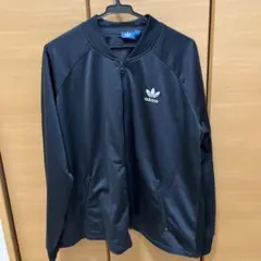 00s adidas ブラック ジップアップジャケット