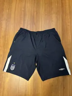 アンブロ イングランド代表 ウーブンパンツ インポートM ネイビー