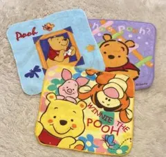 平成 レトロ くまのプーさん ハンカチ