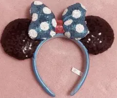 ミニーマウス スパンコール カチューシャ