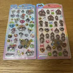 正規品　うるちゅる　ポップシール　モンチッチ　パワパフ