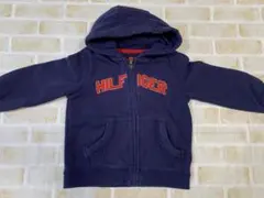 HILFIGER フード付きトレーナー ネイビー