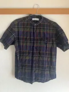 UNITED ARROWS GREEN LABEL 半袖チェックシャツ