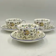 新品未使用】MINTON ハドンホール カップ＆ソーサー 5客 ブルー - メルカリ