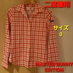 二度着用MASTER BUNNY EDITION長袖シャツ チェック柄 ゴルフのサムネイル