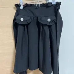 NOEMIE バックリボンフリルフラップフレアスカート