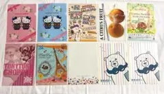 クリアファイル 10枚 まとめ売り ハローキティ チョッパー キャラクター