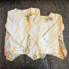 センスオブワンダー　リバティチュニック　姉妹セット　110 90