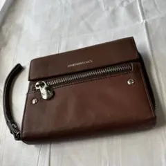 未使用　MANDARINA DUCK 二つ折り財布 ブラウン