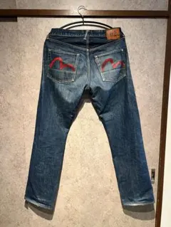 Evisu 赤カモメNo.2 Lot2000 33✖︎35 2000年の希少モデル