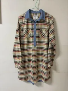アーノルドパーマー チェック柄長袖シャツ カットソー　チュニック　サイズ3