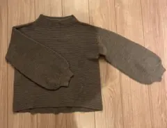 KOE ニット　ブラウン　ショート丈　S