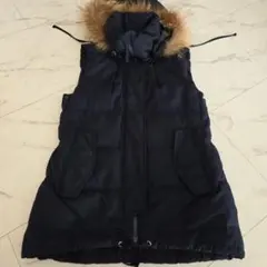 PLST ネイビー サイズ2　ダウンジャケット 美品