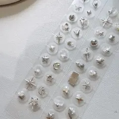 【まとめ買いがお得！】耳ツボジュエリー 2点セット シルバー