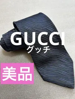 美品✨GUCCI グッチ ブランドネクタイ スペイン製 パネル柄 イタリア製