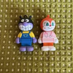 アンパンマン ブロック　ドキンちゃんバイキンマンセット　ブロックラボ　めばえ