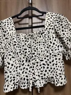 GRL アニマルプリント 半袖トップス