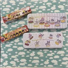 なにわ男子 ×サンリオコラボ　2個セット ハイチュウ缶ケース　ペンケースに！