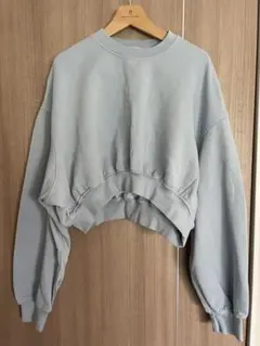 ZARA ショート丈トレーナー　スエット短丈