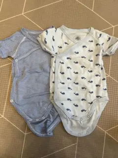 PETIT BATEAU クジラ柄ボディスーツ 6m67cm