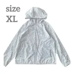 【残り1点】UNIQLO XL ライトブルー ウィンドブレーカー アウトドア