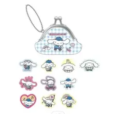 シナモロール ポップデコパーティ　プチパース付きフレークシール　①