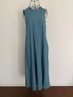 SACRA リネンポプリンマキシワンピース サクラ ロングワンピース 38