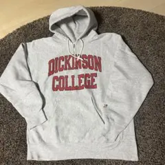 希少 90s USA製 ヴィンテージパーカー カレッジプリント OLD 古着