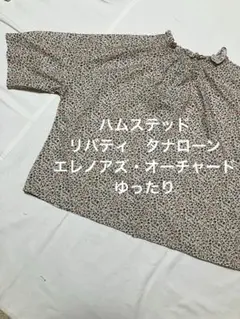 パラスパレスボタニカル柄 半袖Tシャツ 45rpm 群言堂アトリエダンタン
