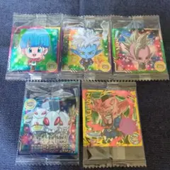 ドラゴンボール　ウェハースシール　にふぉるめーしょん　5枚まとめ売り