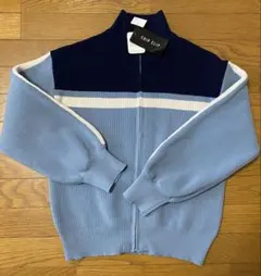 【新品・タグ付】ジップジャケット　ニットカーディガン