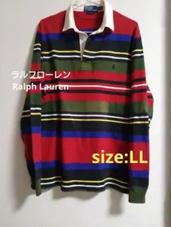 【大幅お値下げ中】ラルフローレン 長袖ポロシャツ　ラガーシャツ