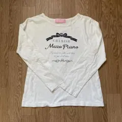 Mezzo Piano 長袖カットソー M ホワイト150サイズ