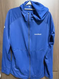 mont-bell クールパーカー　Lサイズ 青のサムネイル