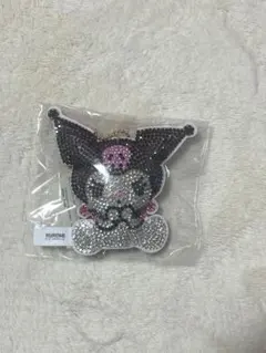 【新品未開封】サンリオ Kuromi クロミ キーホルダー ラインストーン