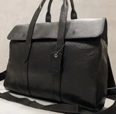 Ryu トートバッグ　ビジネス　2way A4　大容量　レザー　ブラック 希少絶版 Ryu トートバッグ ビジネス 2way A4 本革 レザー ブラック