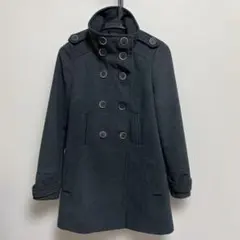 ZARA TRF ダークグレーウールコート レディースお値打ち‼️