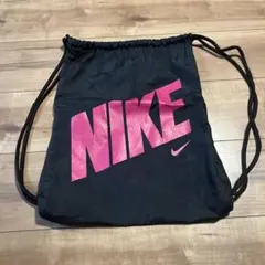 NIKE ドローストリングバッグ ブラック/ピンク