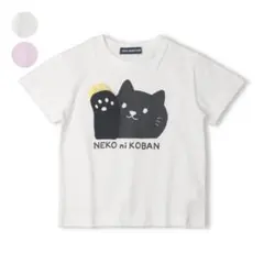 LITTLE BEAR CLUB 猫に小判半袖Tシャツ　v46897のサムネイル