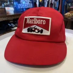 激レア デッドストック Marlboro 刺繍 キャップ 企業物 USA製古着