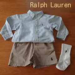 Ralph Lauren　ラルフローレン　シャツ　半パンツ　くつ下　セット　80