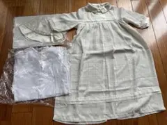 ベビードレス3点セット セレモニードレス お宮参り 退院着 男女兼用 新生児から