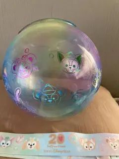 ディズニーシー　ダッフィー 20周年カラフルハピネス　 ポップコーンバケット