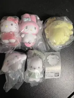 「全5種」 サンリオキャラクターズ カラフルカラビナマスコットチャーム