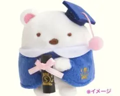 【レア・限定品】＊すみっコぐらし　てのりぬいぐるみ　卒業（しろくま）1点